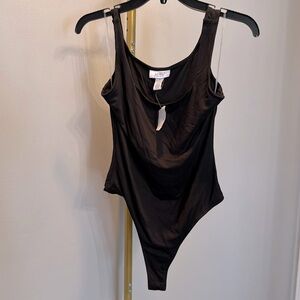 Just Polly Black spring body suit NWT M